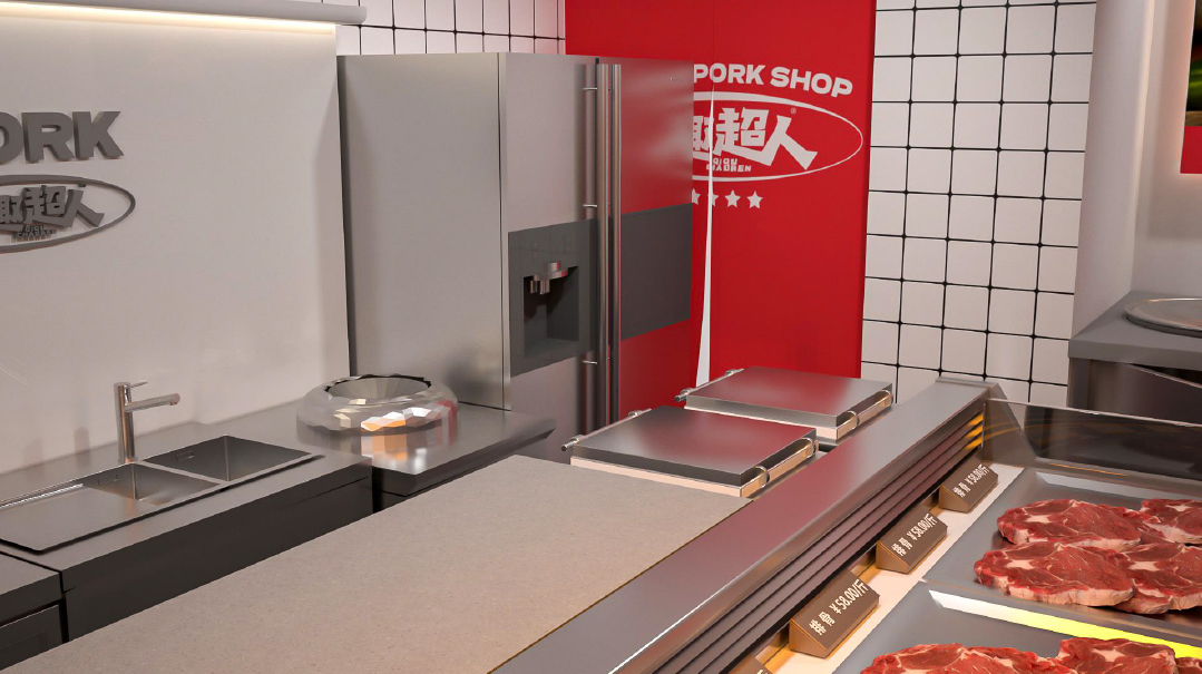 鮮鮮豬肉鋪店面